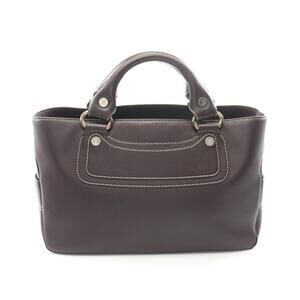 Celine Boogie Bag Handbag Leather Brown
